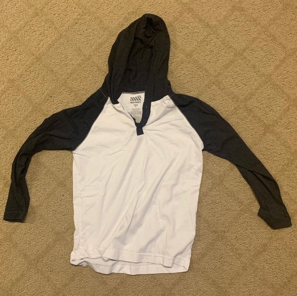 3/$30 Old Navy Raglan Long Sleeve Tee with Hoodie